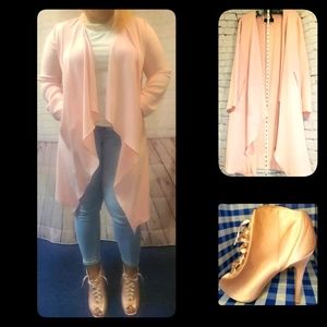 Evan Picone Tutu Pink Fly Away Duster